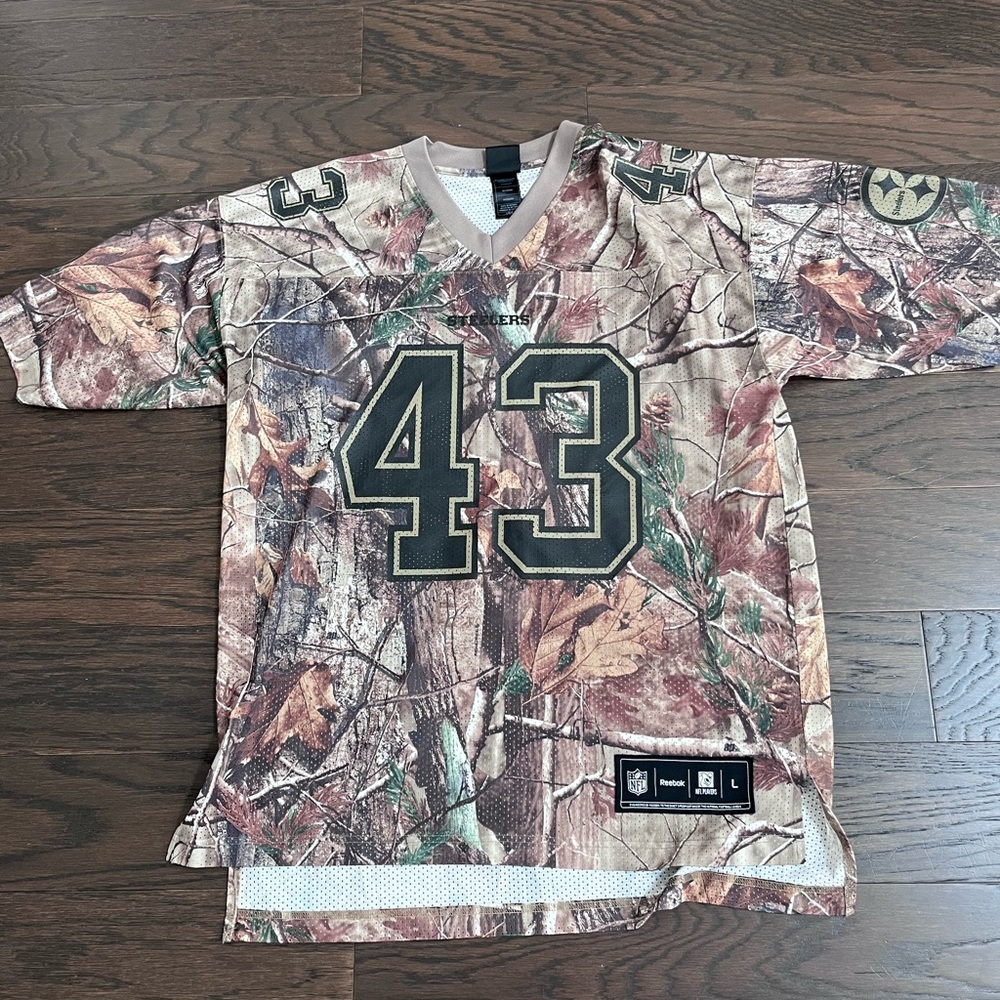 Large Camo Steelers jersey